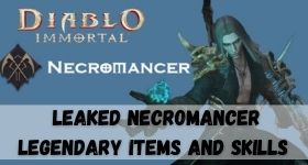 Diablo Immortal Leaked Necromancer Legendary Items and Skills