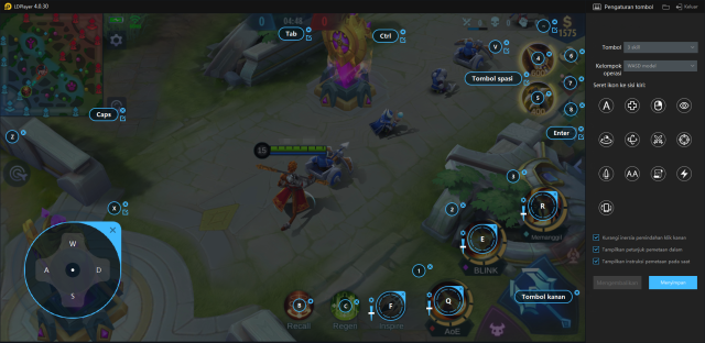 Pengenalan pengaturan tombol keterampilan [Mobile Legends: Bang Bang] di LDPlayer