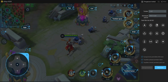 Pengenalan pengaturan tombol keterampilan [Mobile Legends: Bang Bang] di LDPlayer