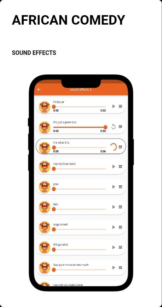 African comedy sound effects