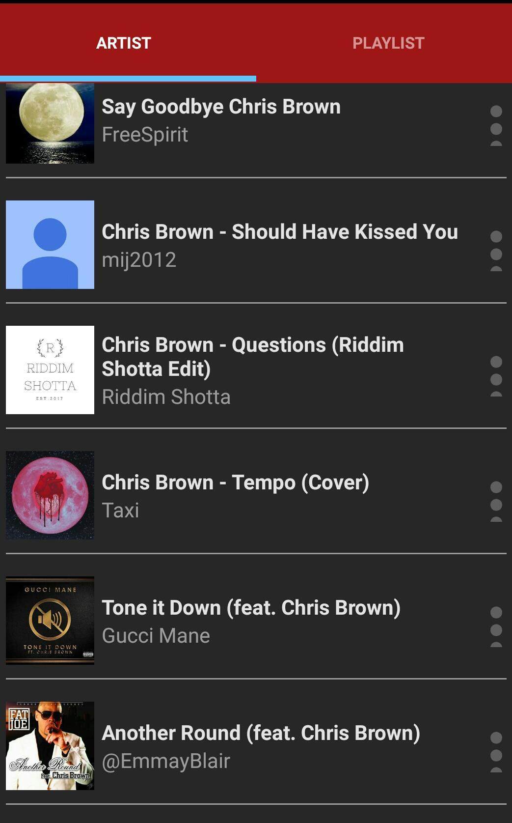 Chris Brown Music Players