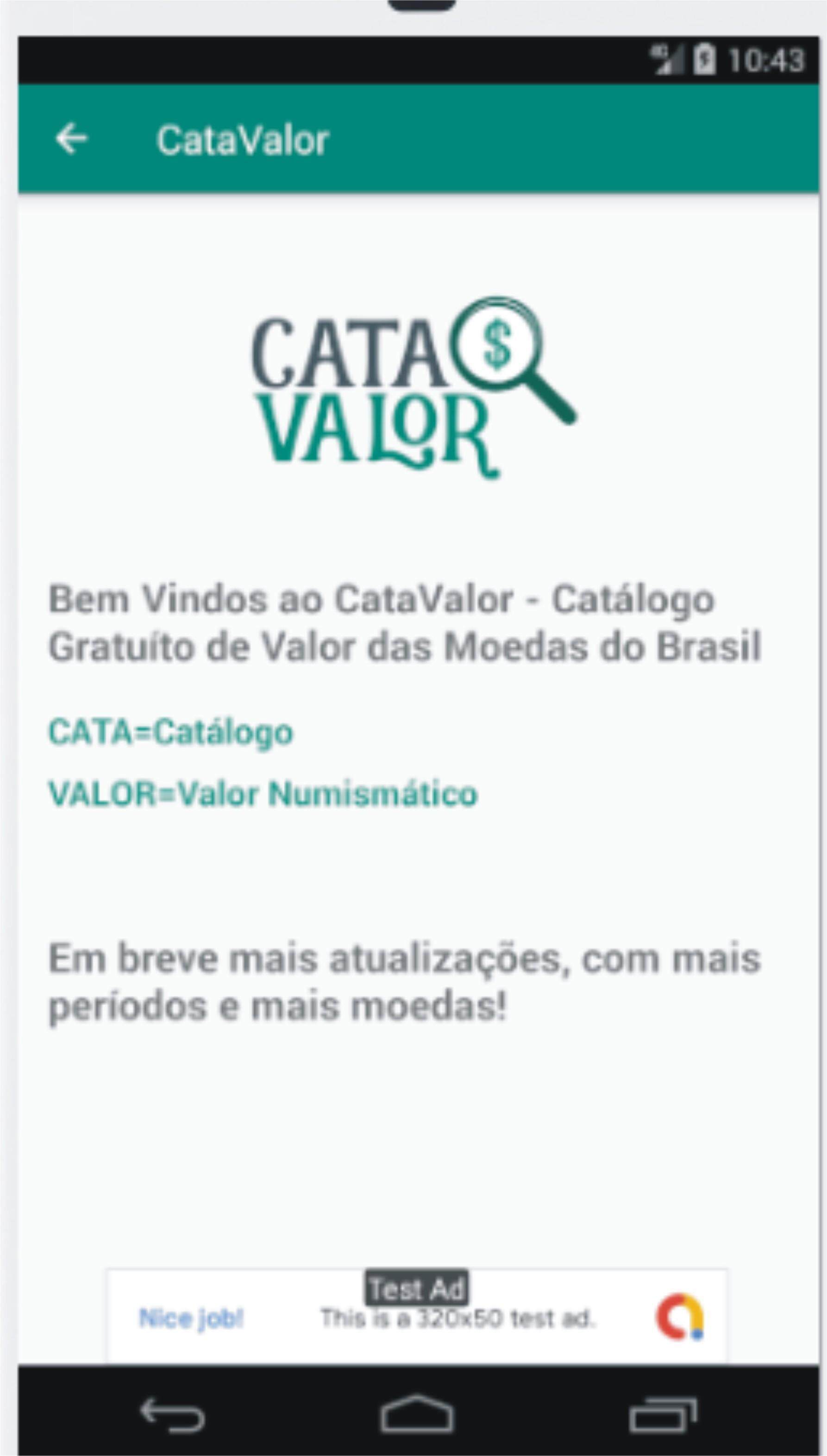 Cata Valor - Catálogo de Moeda