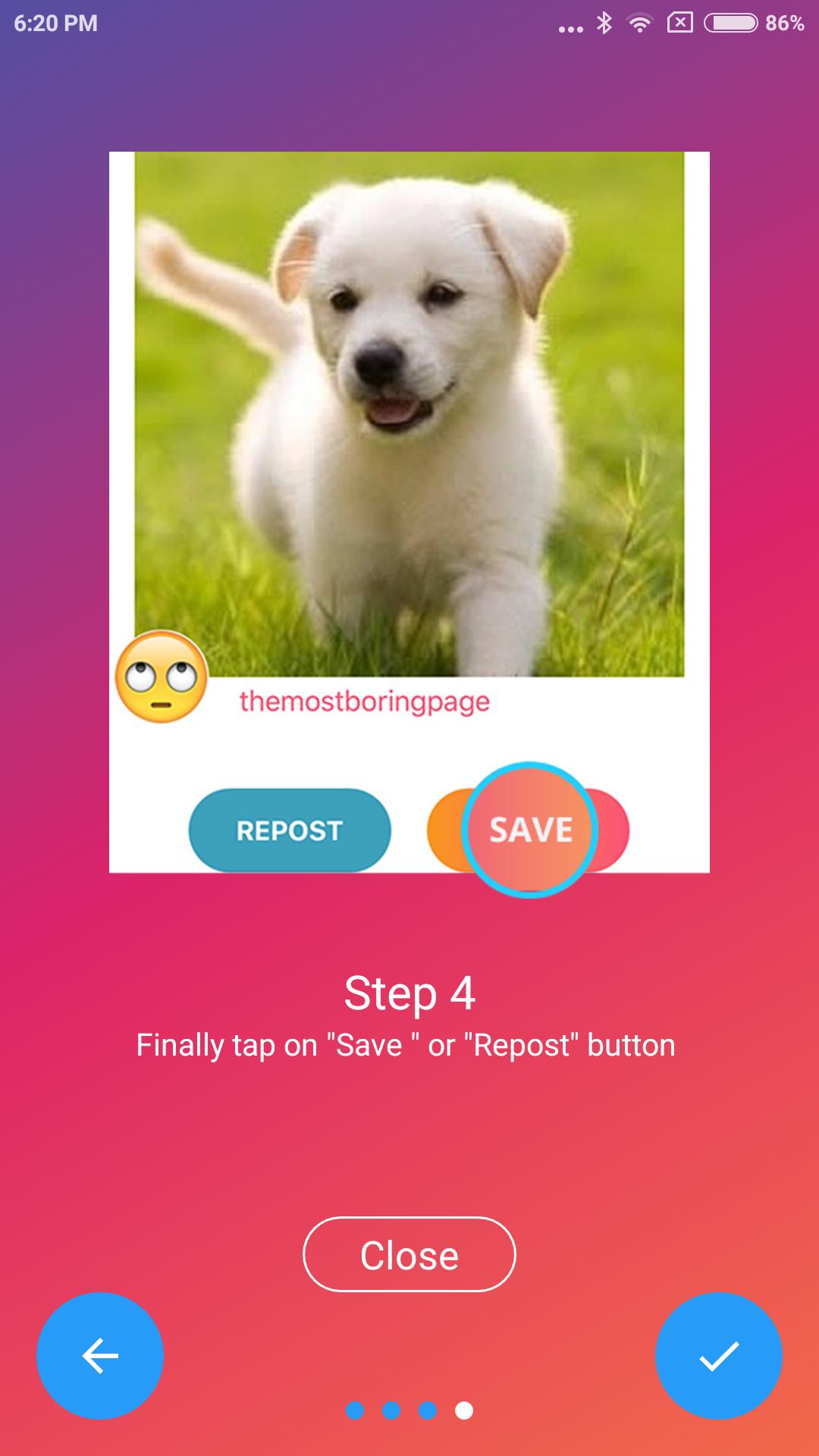 Repostgram - Repost/Save Instagram photos & videos