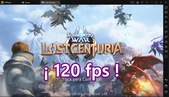 ¿Cómo jugar Summoners War: Lost Centuria a 120 FPS en emulador?
