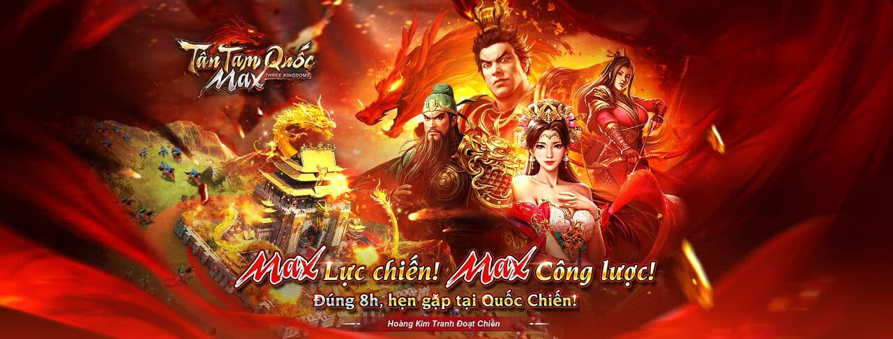 Tựa game Tam Quốc SLG: Tân Tam Quốc Max sẽ chính thức cập bến Việt Nam vào ngày 07/04