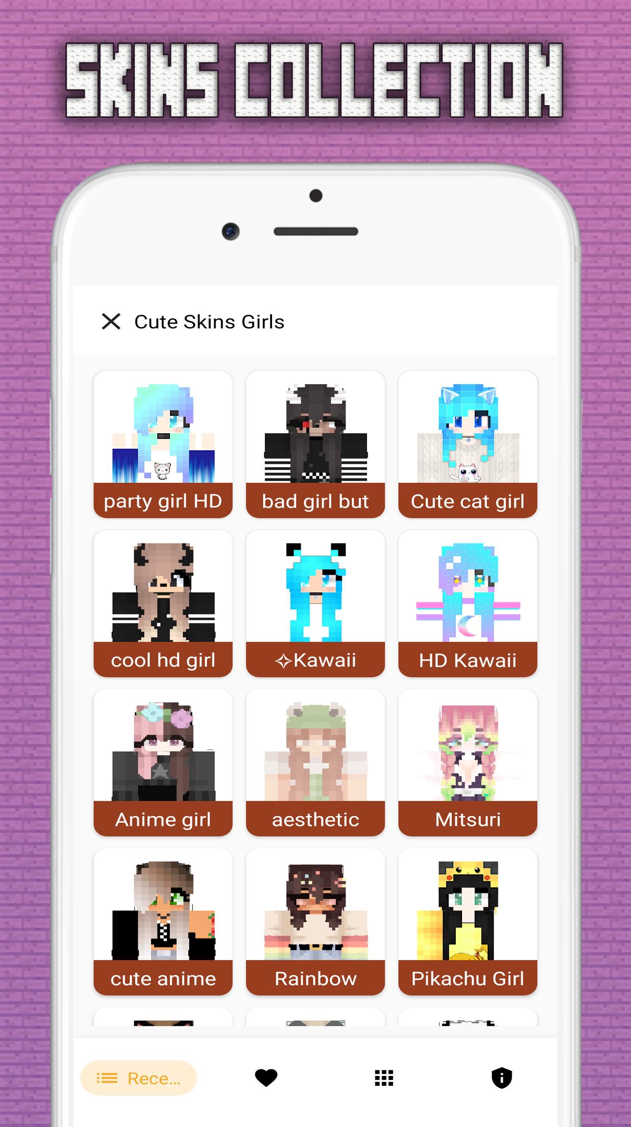 Cute Girls Skins For Minecraft