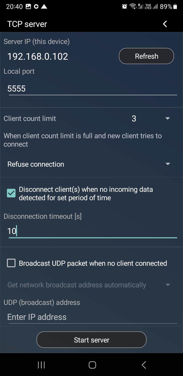 Bluetooth TCP Bridge