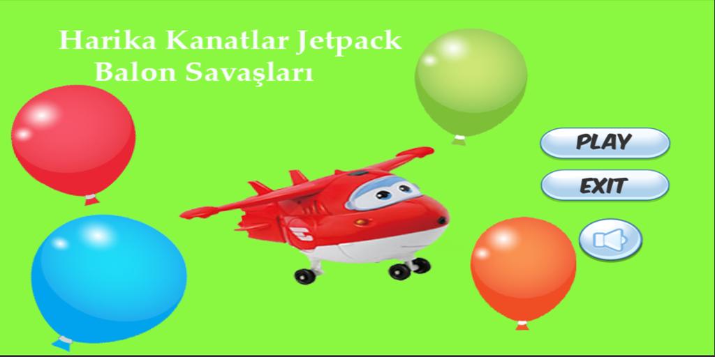 Harika Kanatlar Jetpack Balon Mücadele