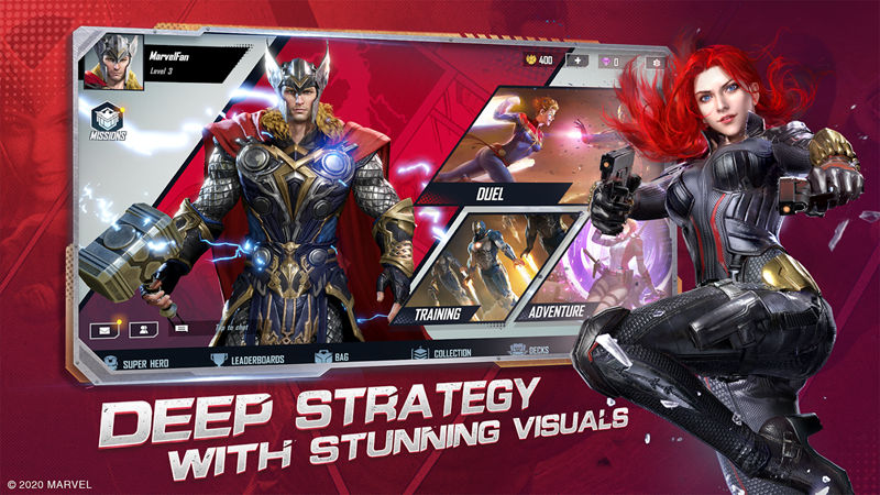 MARVEL Duel: Marvel Strategy Card Game CBT Gameplay