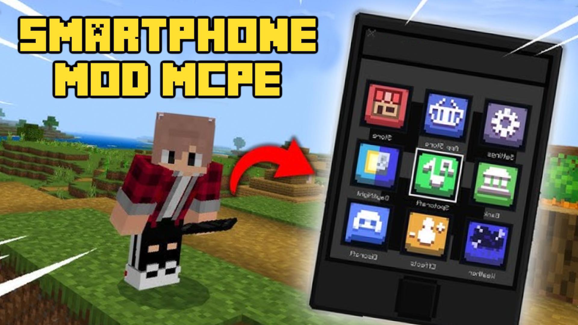 Working Phone Mod Minecraft PE