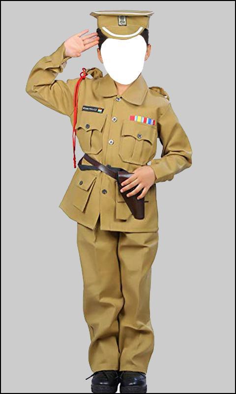 Kids Police Costume For Boy