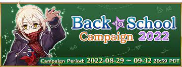 Fate/Grand Order Back to School Campaign Guide