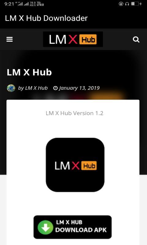 LM X Hub Downloader