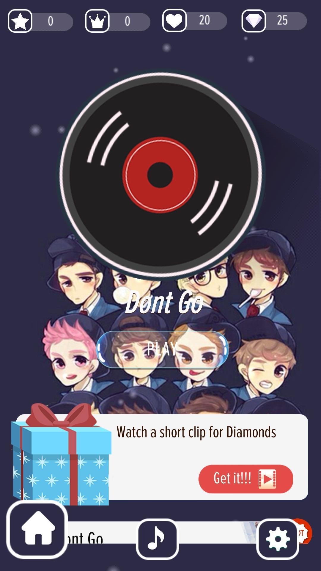 Piano EXO Tap Tiles OFFLINE