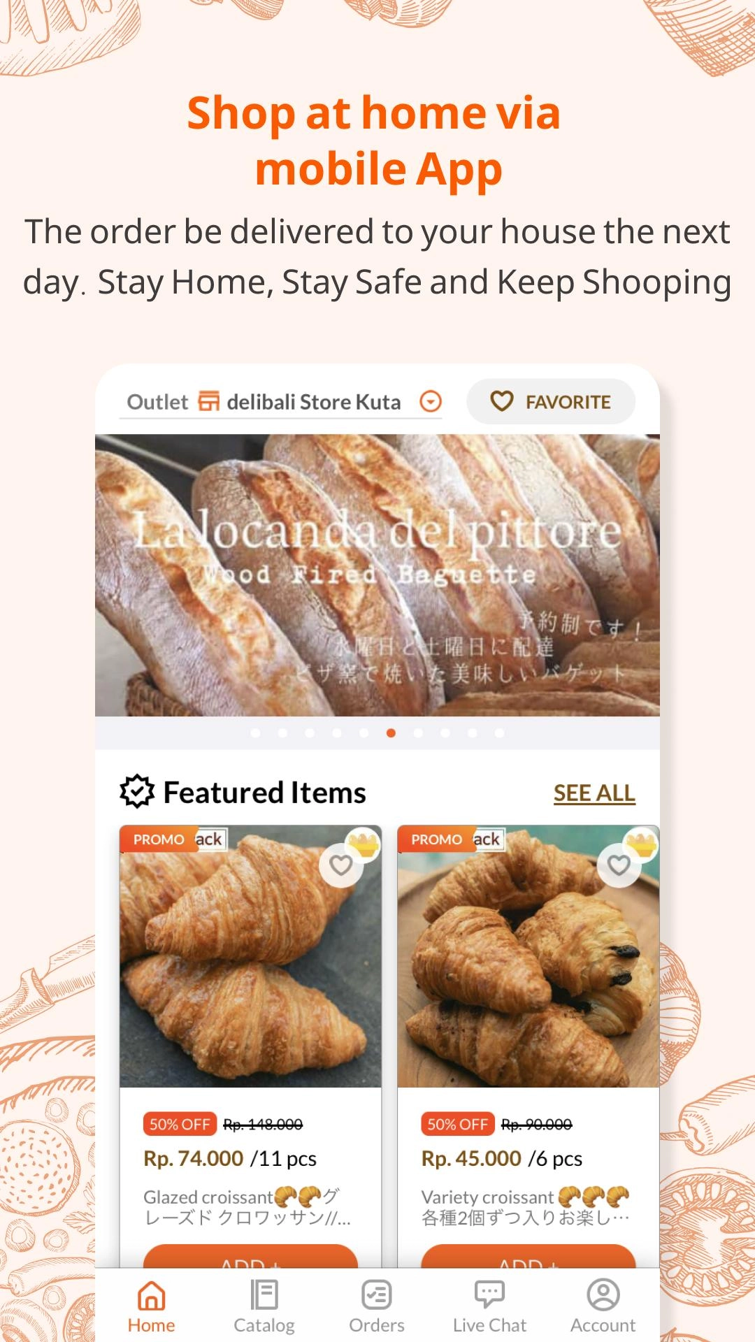 Unduh Aplikasi delibali Delivery Supermarket di PC (Emulator) - LDPlayer