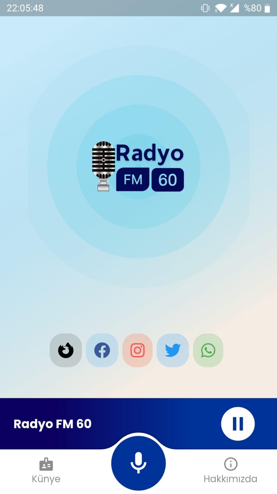 RadyoFm 60 - Resmi Uygulaması