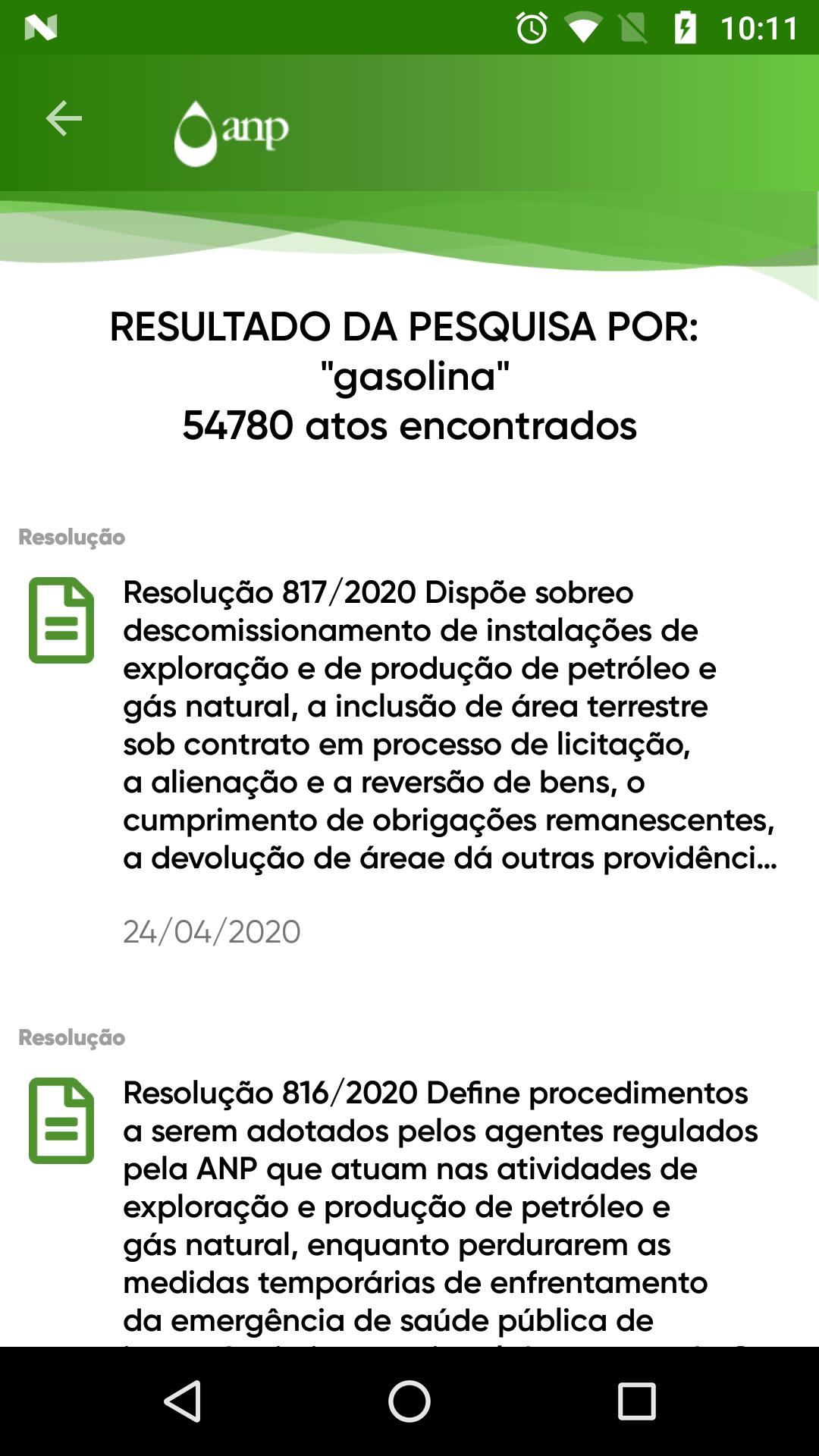 ANP - Atos Oficiais