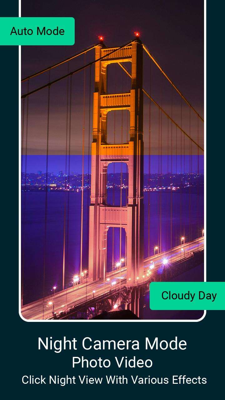 Night Camera Mode Photo Video