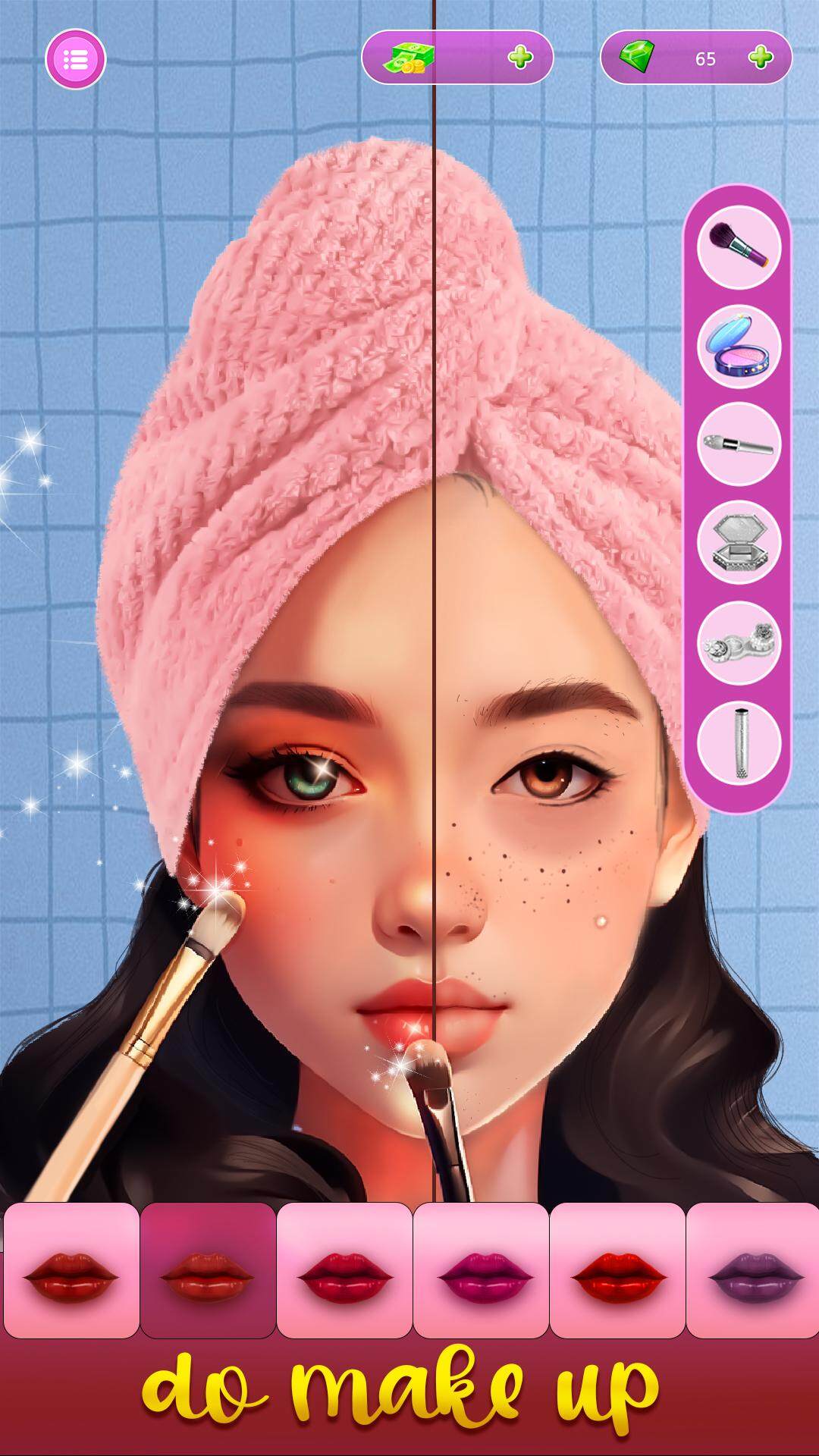 Fashion Show-Doll Makeup Games