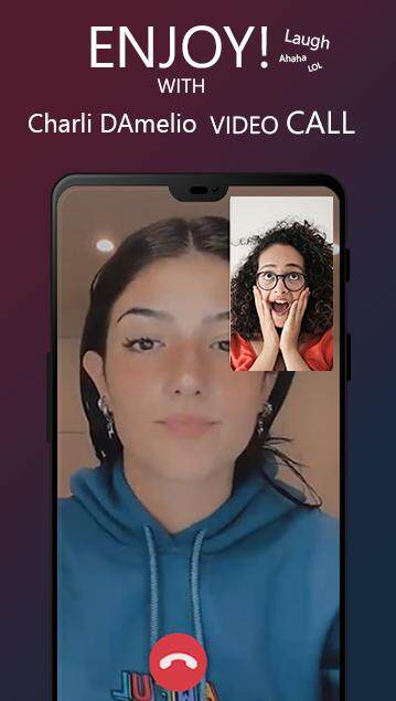 Charli D Amelio Video Call Sim