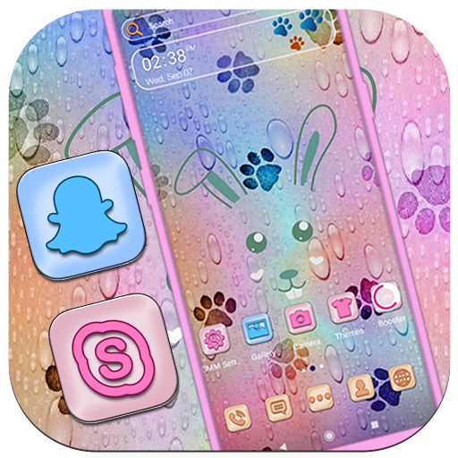Rabbit and Paw Drop Theme