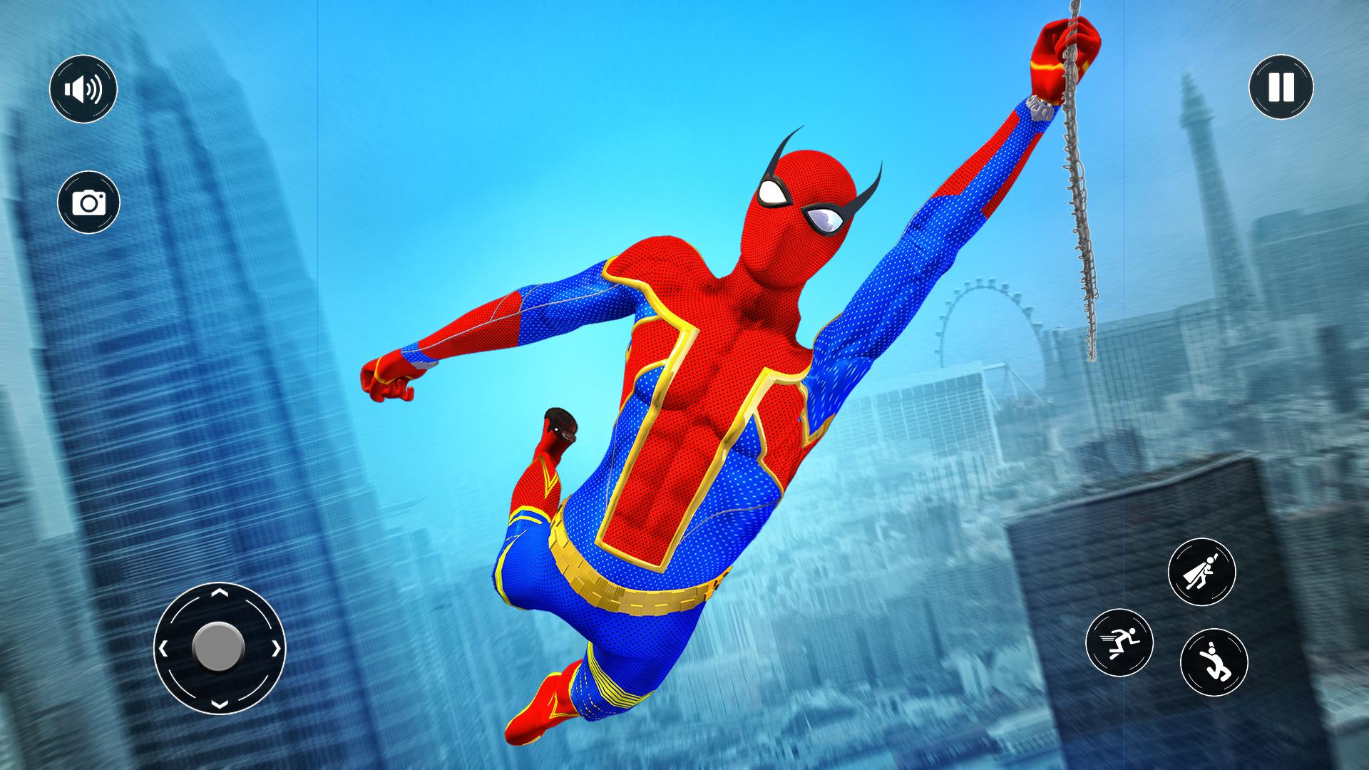 Flying Superhero: Spider Game