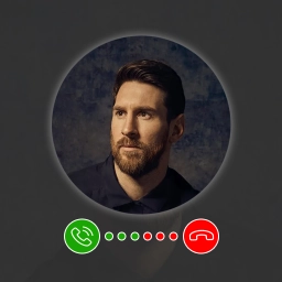 Messi Calling Video Call Fake