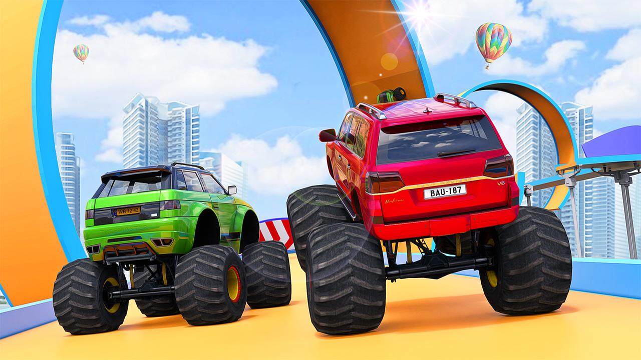 Prado Car Stunts: Truck Games