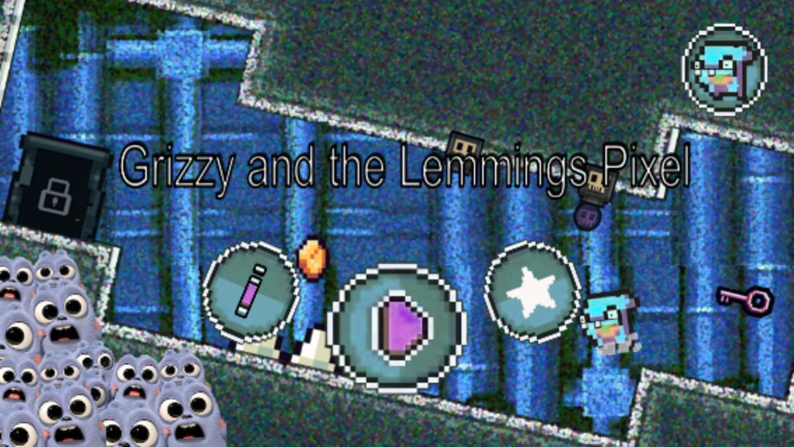 Grizzy and the Lemmings Pixel!