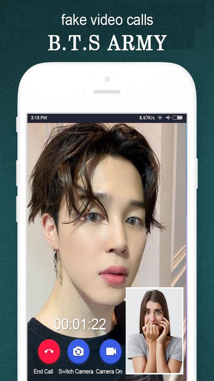 Fake Call BTS Video Call Chat