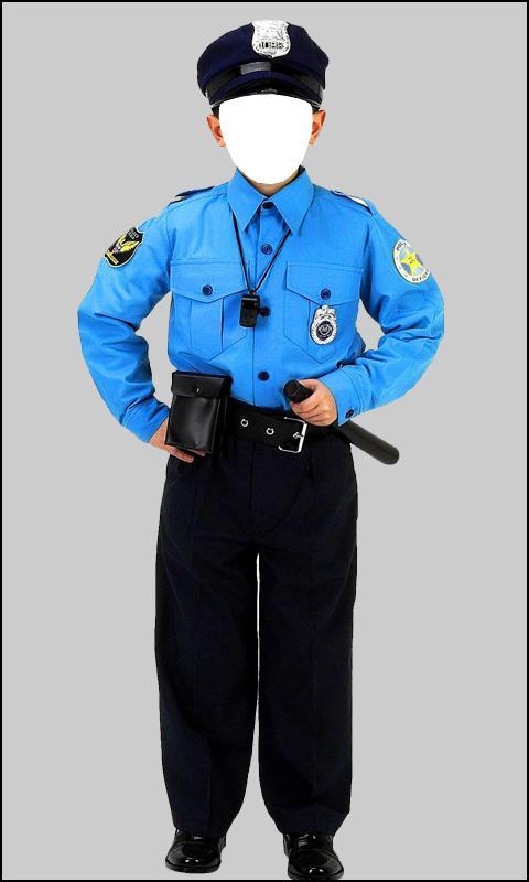 Kids Police Costume For Boy