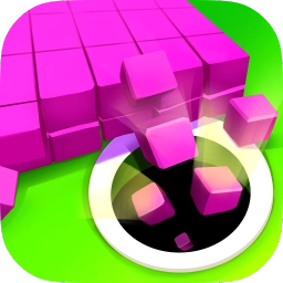 Crazy Hole 3D-Color Block Rush