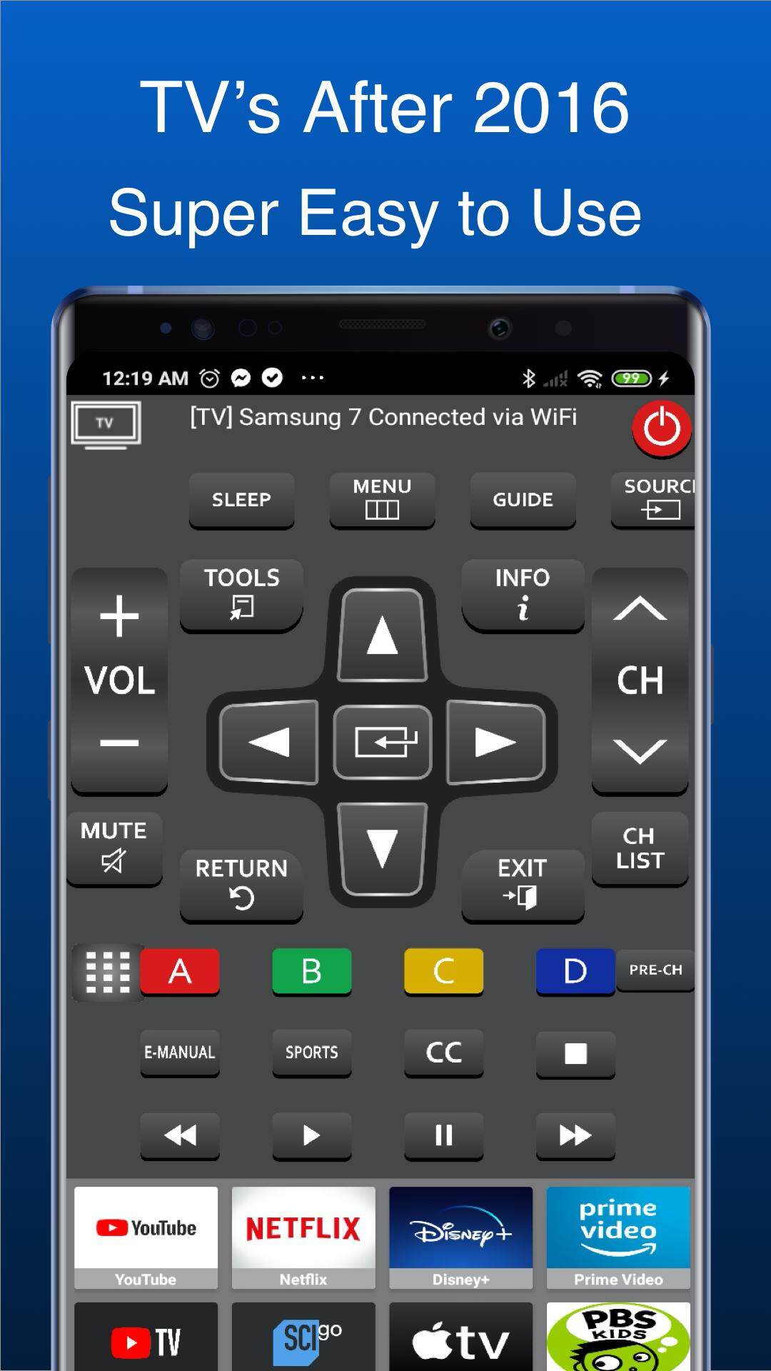 Samsung Smart TV Remote Contro