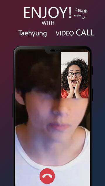 Taehyung Fake Chat &Video Call