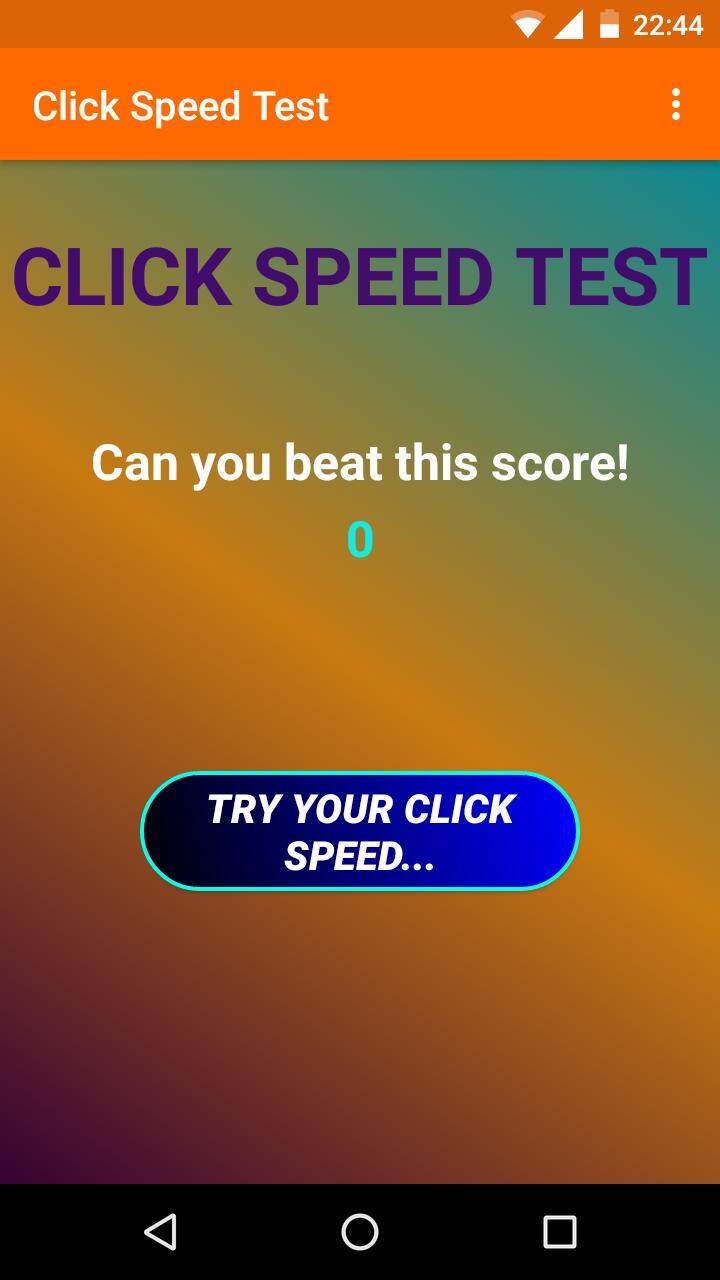 Click Speed Test