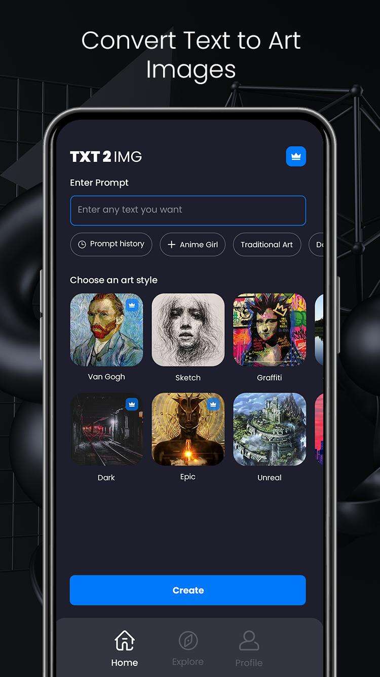 Txt2Img.ai - Create AI Art