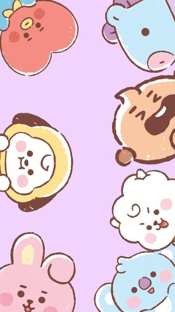 Cute BT21 wallpapers 2K22