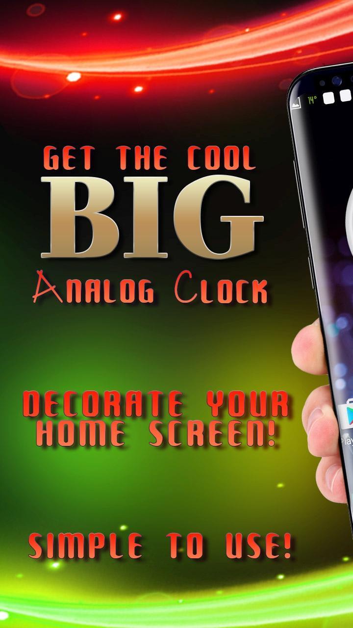 Big Analog Clock