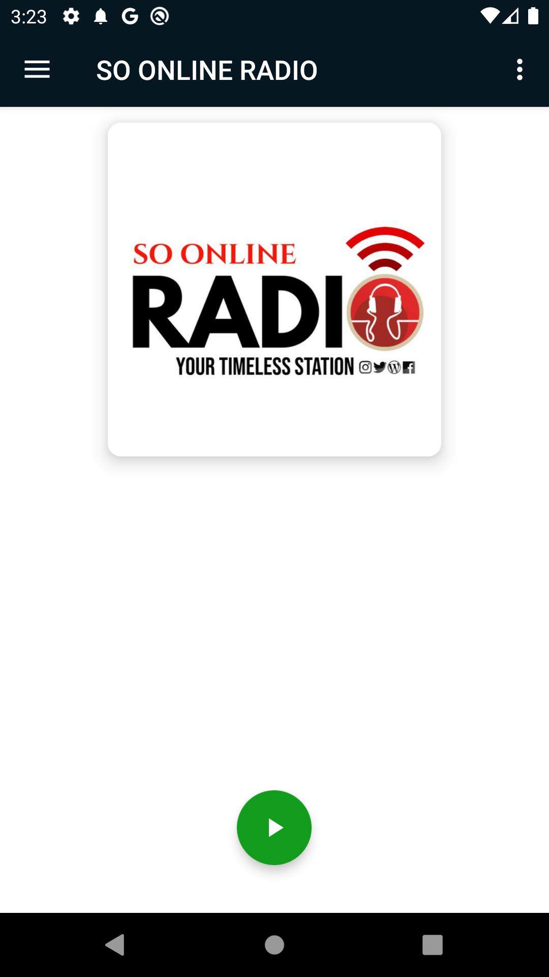 SO ONLINE RADIO