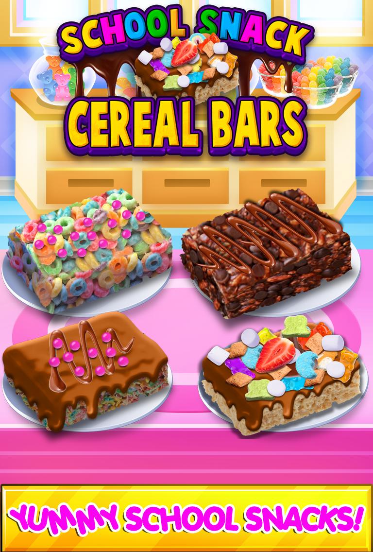 School Lunch Cereal Bars - After School Kids Snack