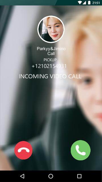 Jimin Fake Chat &Video Call