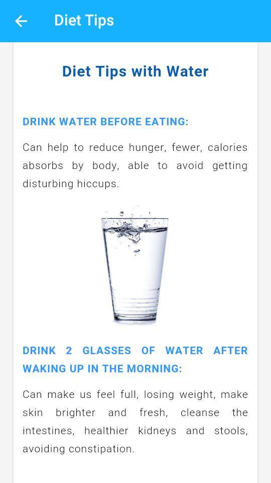 Water Diet Plan - Lose Weight