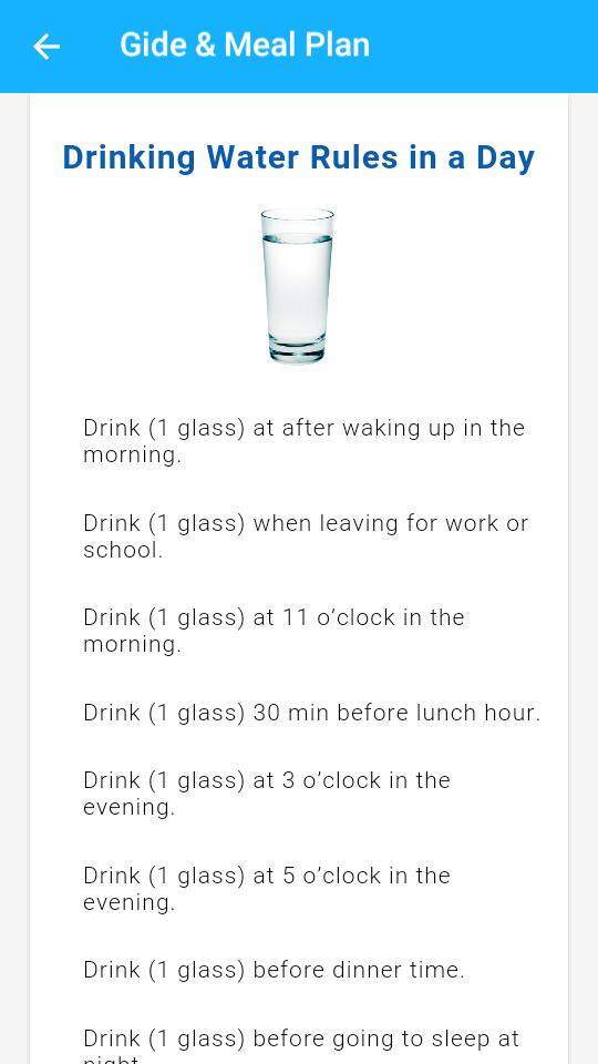 Water Diet Plan - Lose Weight