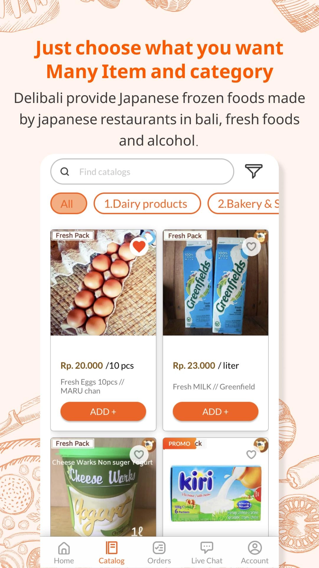 Unduh Aplikasi delibali Delivery Supermarket di PC (Emulator) - LDPlayer
