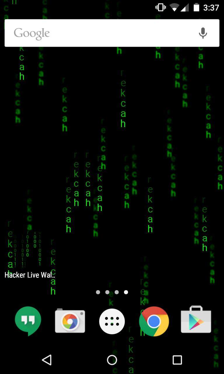 Hacker Live Wallpaper