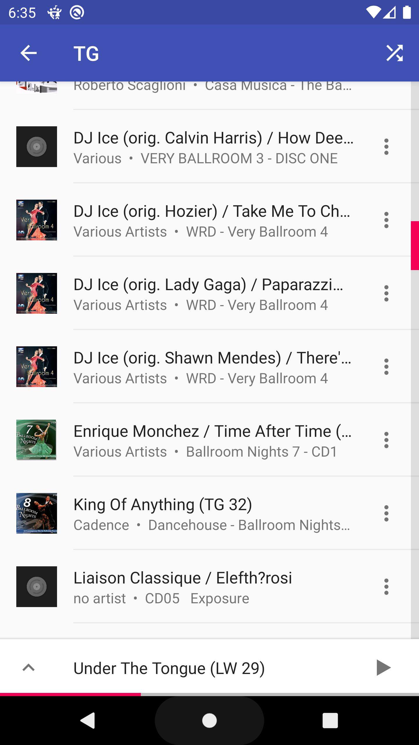 Ballroom Music Player