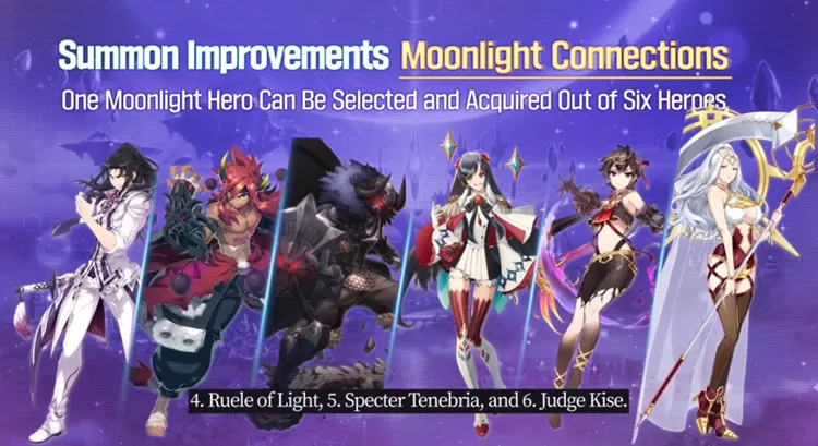 Best Pick for Moonlight's Blessing Update in Epic Seven
