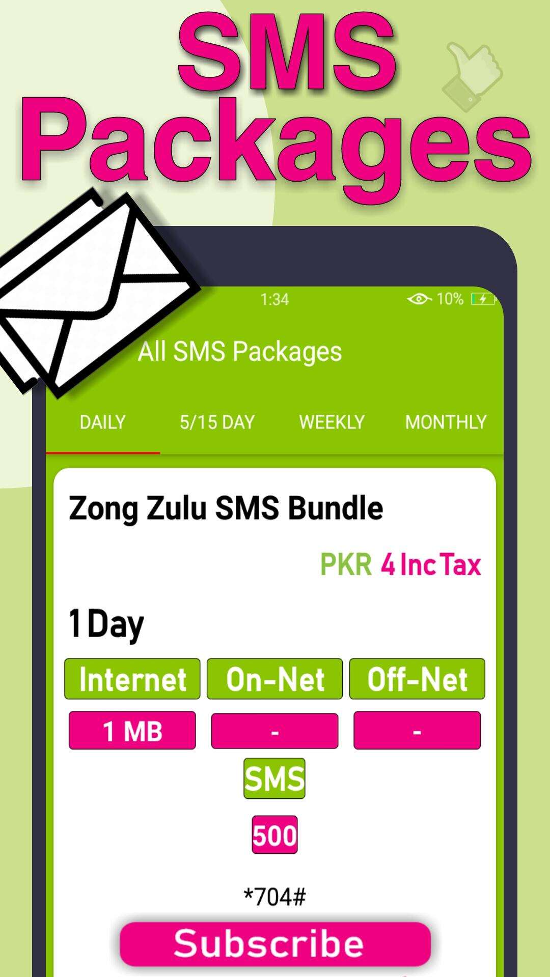 Zong Packages 2024: Internet