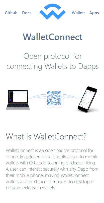 WalletConnect app