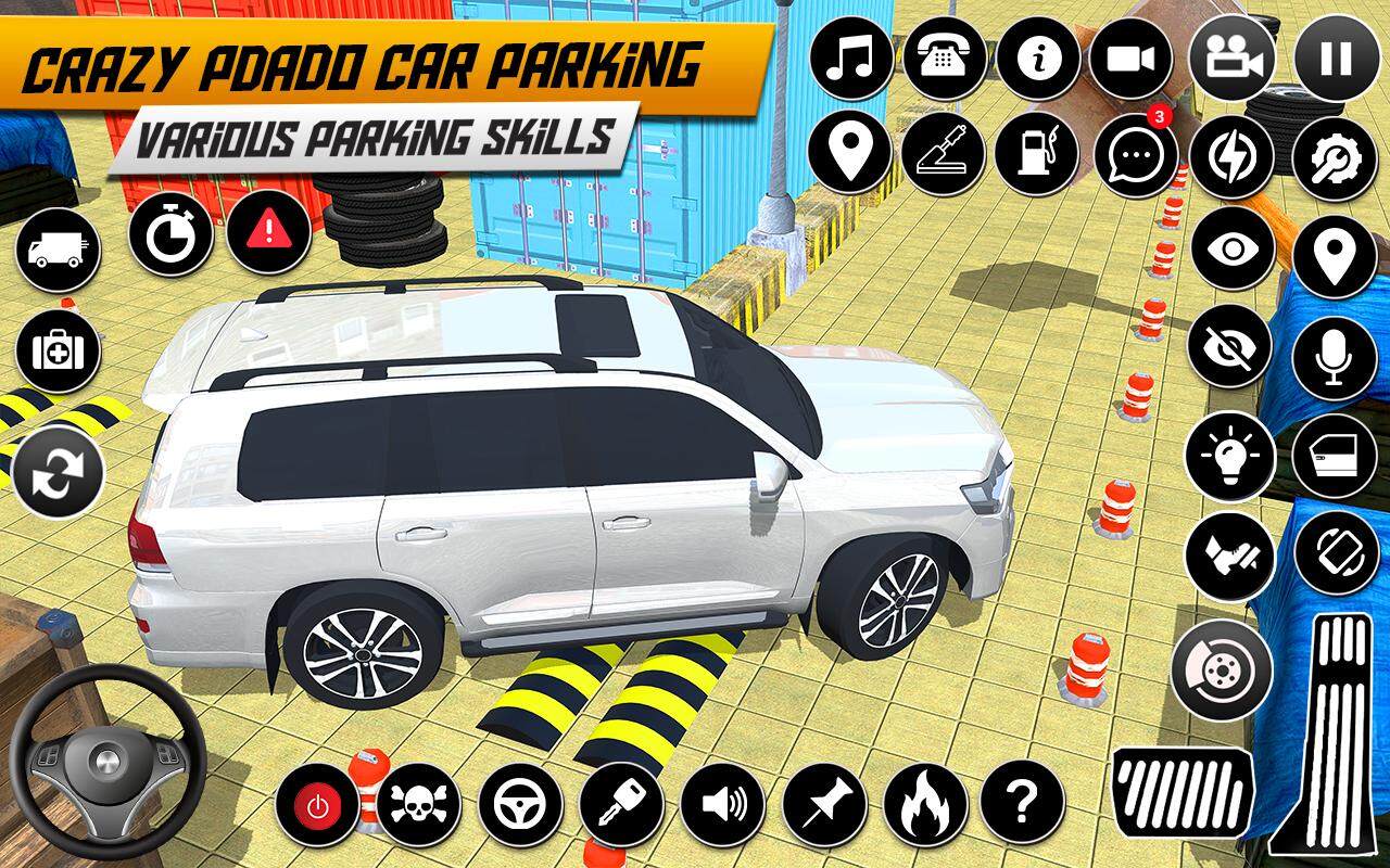 Prado Car Parking 3D Games